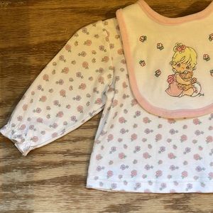 Classic precious moments shirt and bib